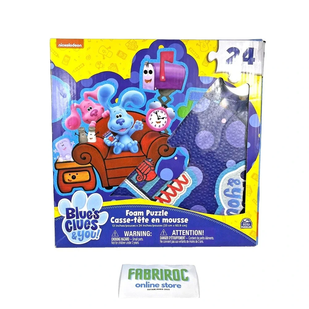 NEW! Blue's Clues & You! 24-Piece Foam Puzzle Soft, Colorful, for kids!!